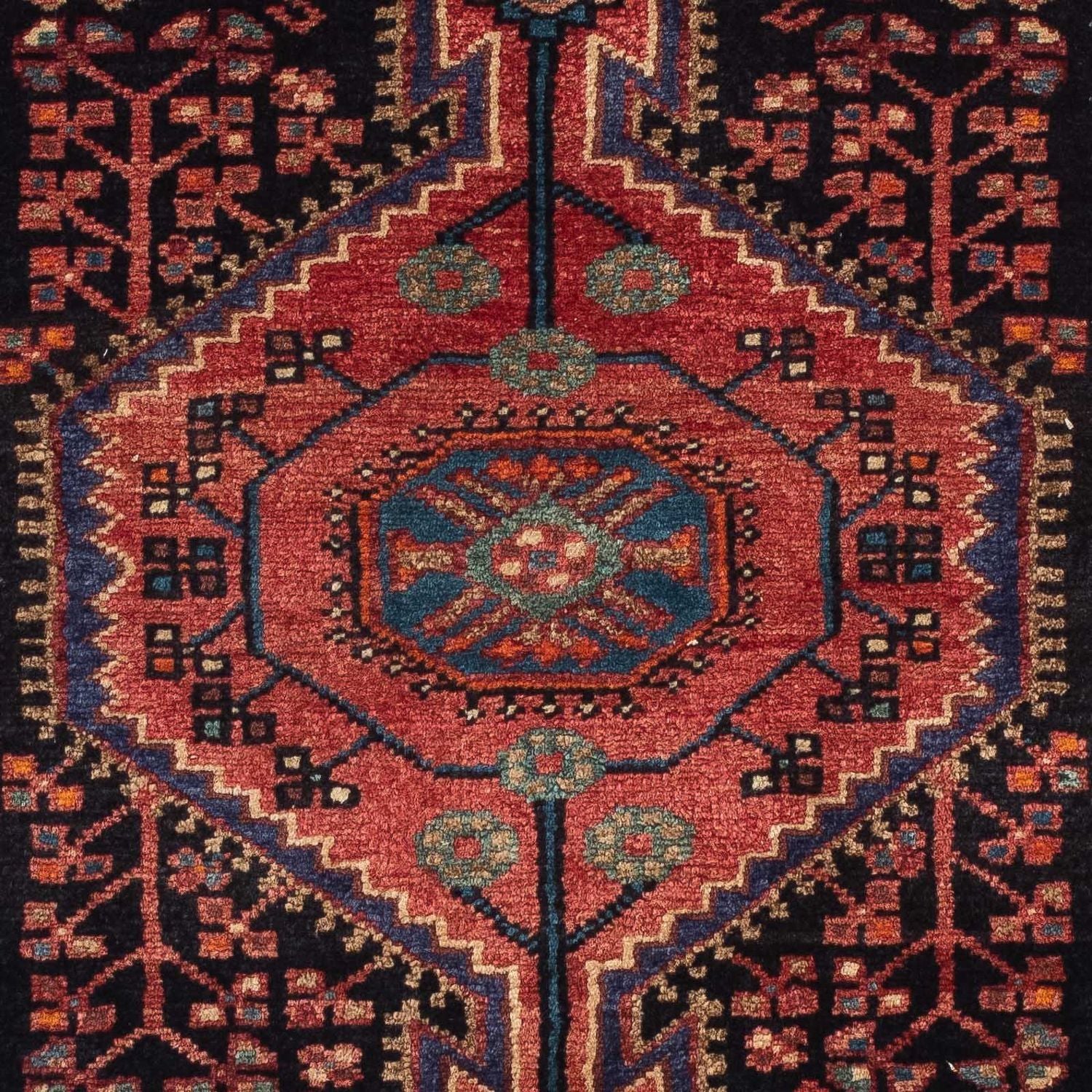 Perserteppich - Nomadic 130 x 88 cm - dunkelblau - Image 2