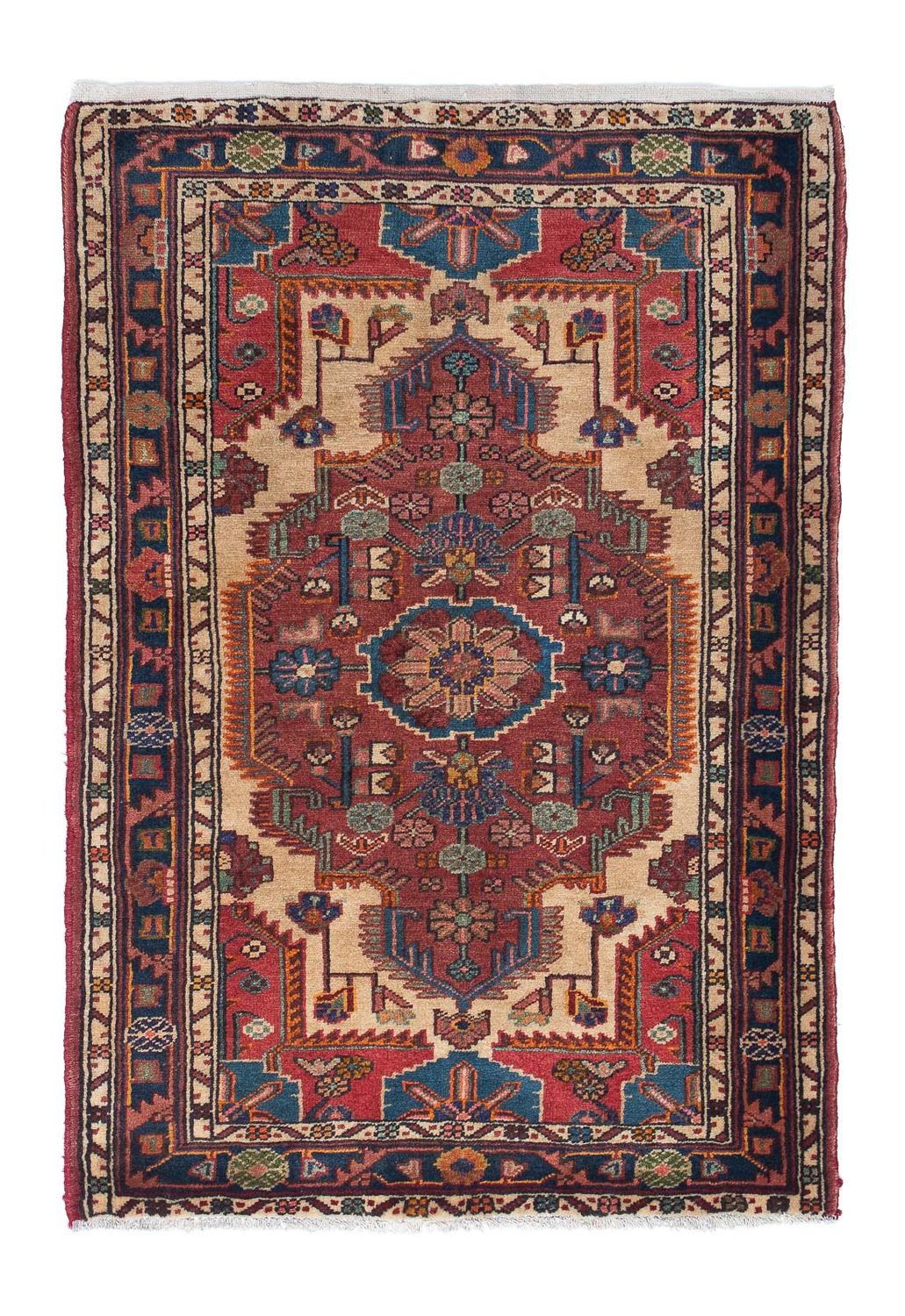 Perserteppich - Nomadic 130 x 95 cm - mehrfarbig