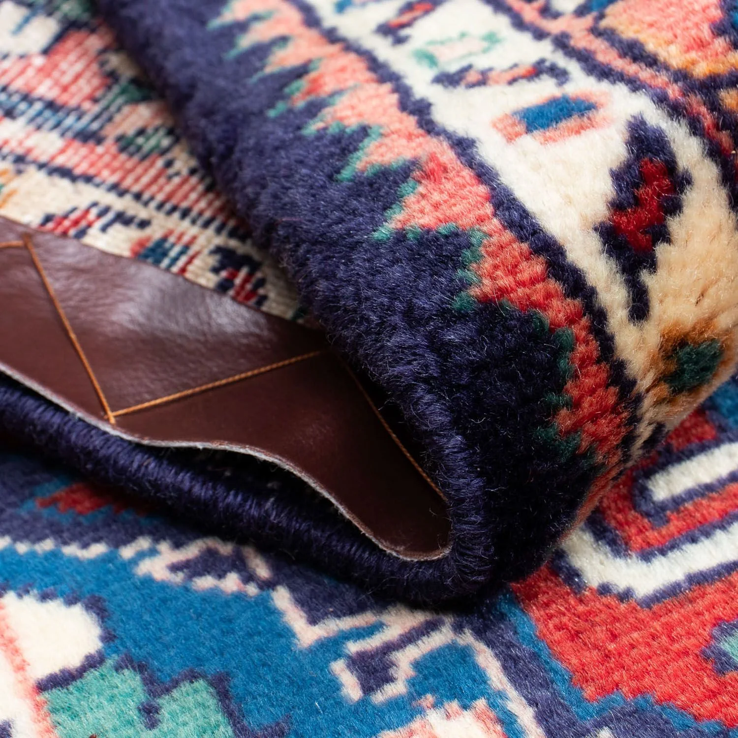 Perserteppich - Nomadic 131 x 80 cm - dunkelblau - Image 4
