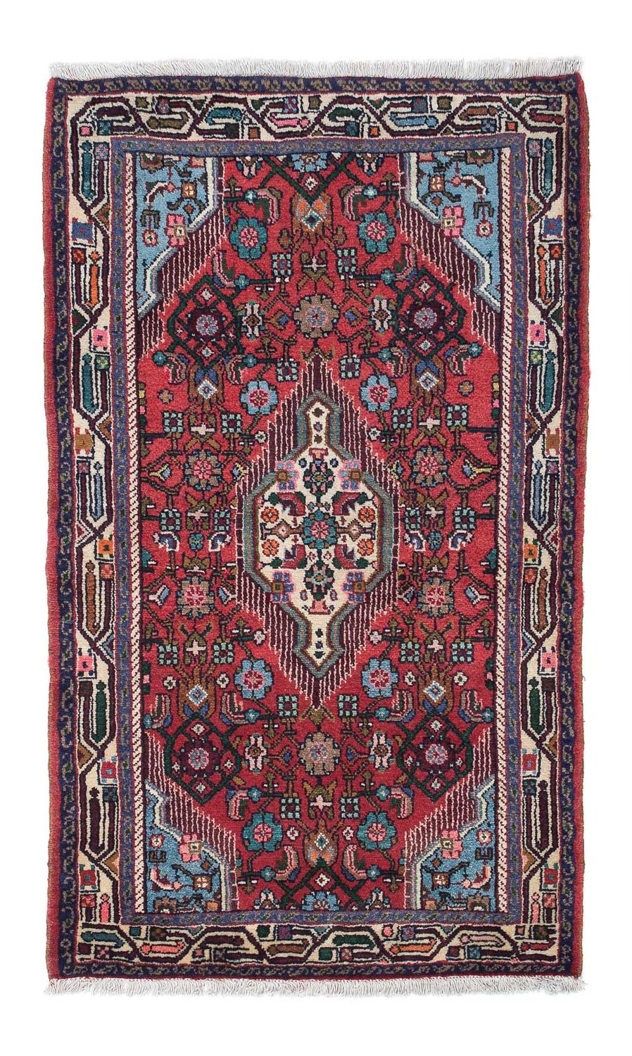 Perserteppich - Nomadic 133 x 81 cm - rot