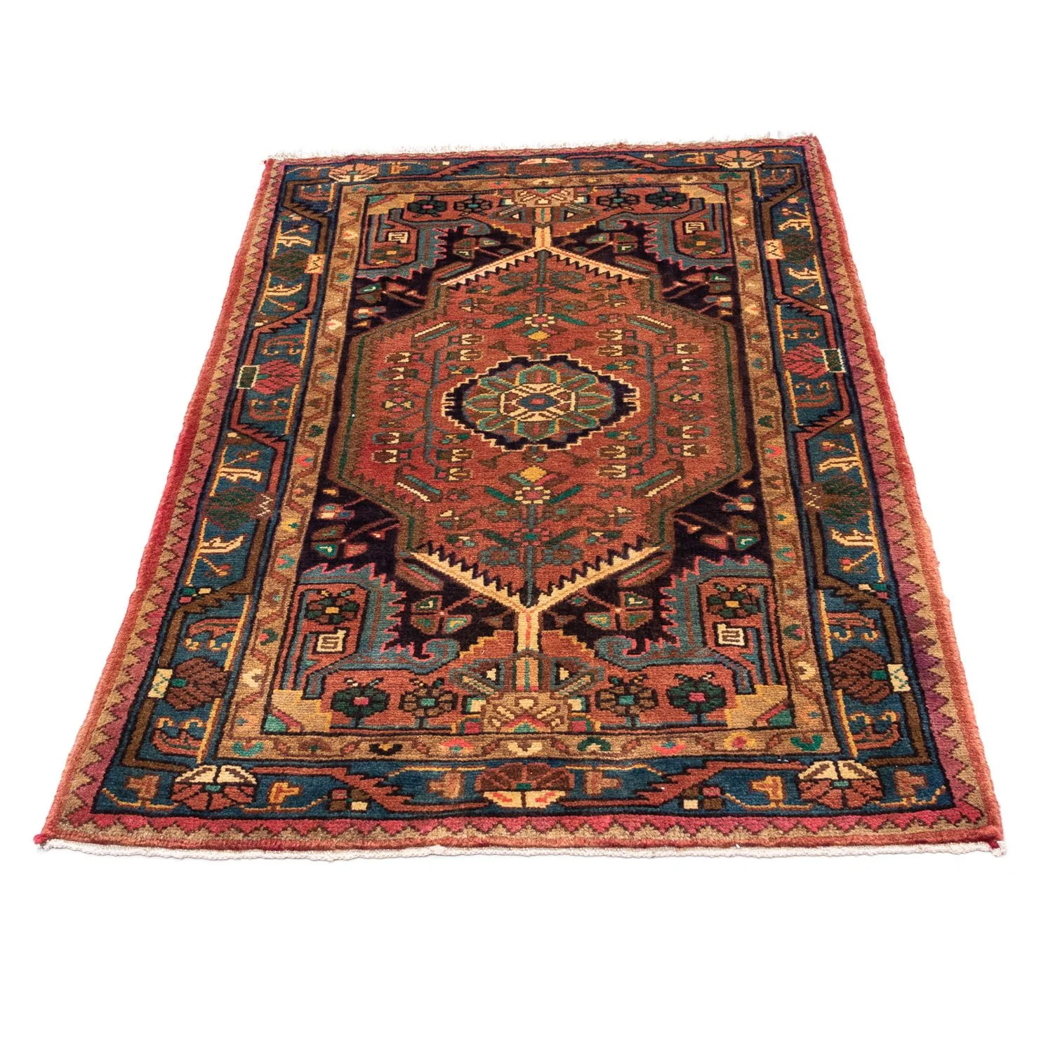 Perserteppich - Nomadic 140 x 86 cm - hellrot - Image 5