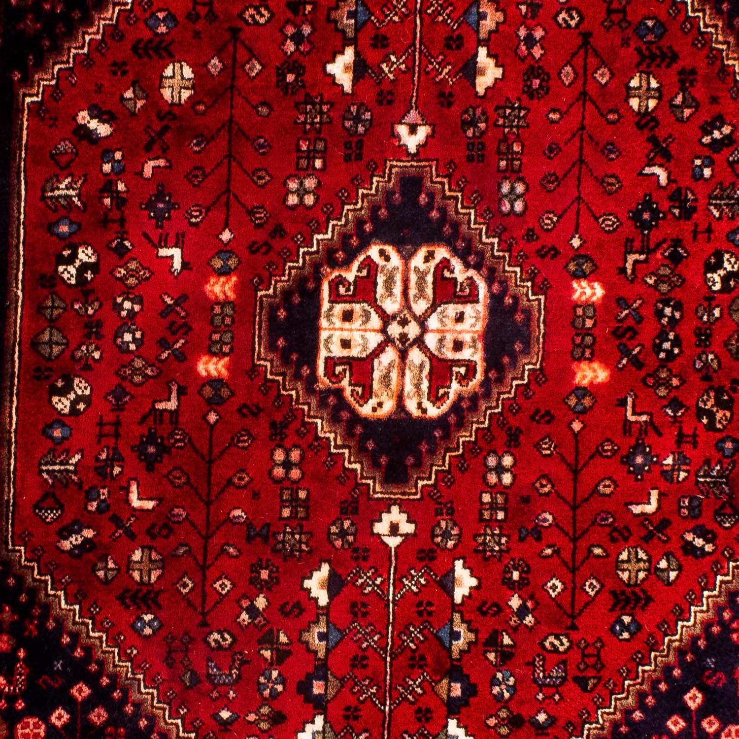 Perserteppich - Nomadic 144 x 98 cm - dunkelrot - Image 2