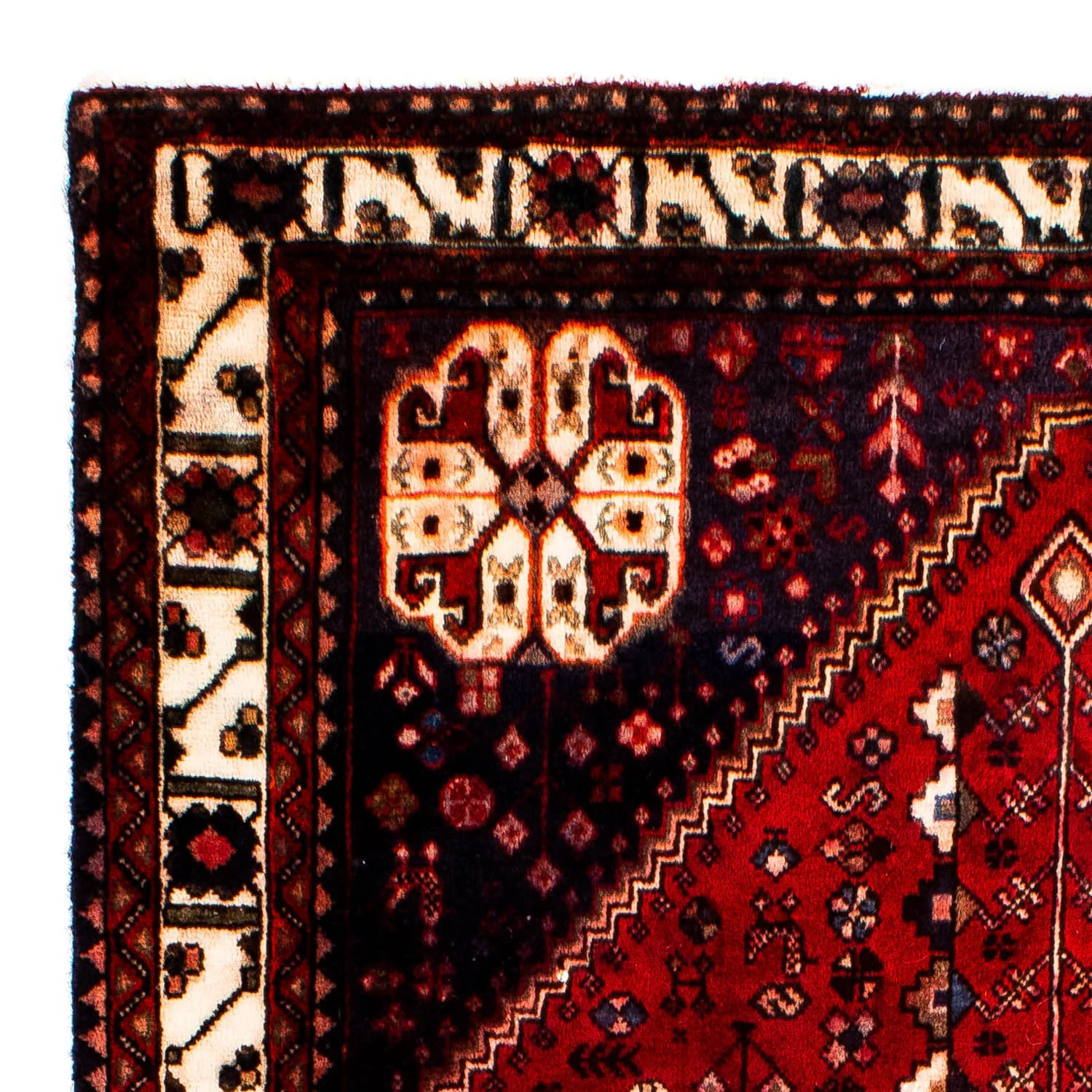 Perserteppich - Nomadic 144 x 98 cm - dunkelrot - Image 3