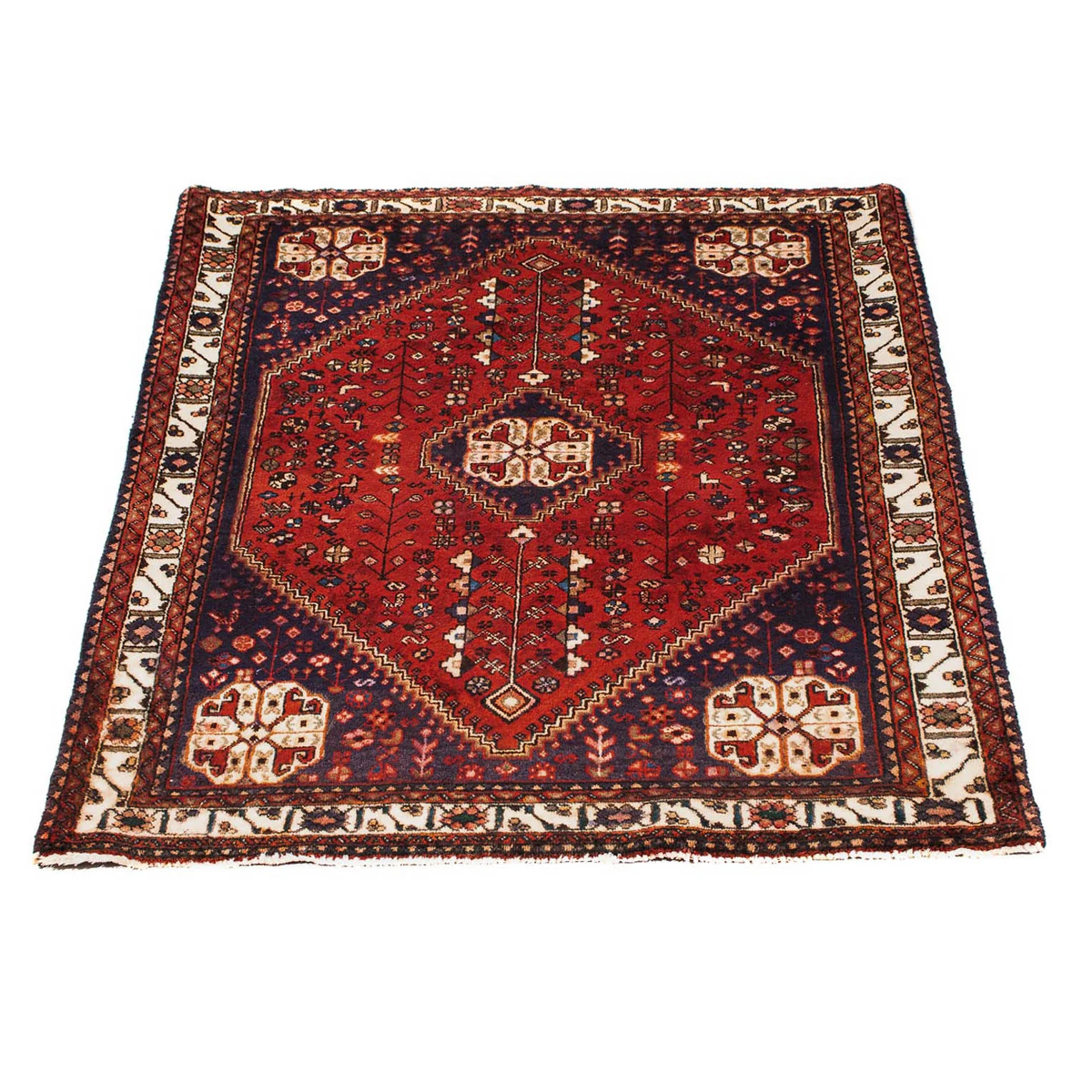 Perserteppich - Nomadic 144 x 98 cm - dunkelrot - Image 5