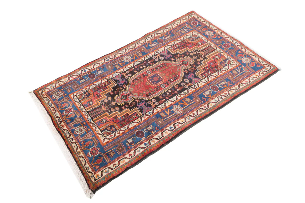 Perserteppich - Nomadic - 145 x 90 cm - dunkelrot - Image 2