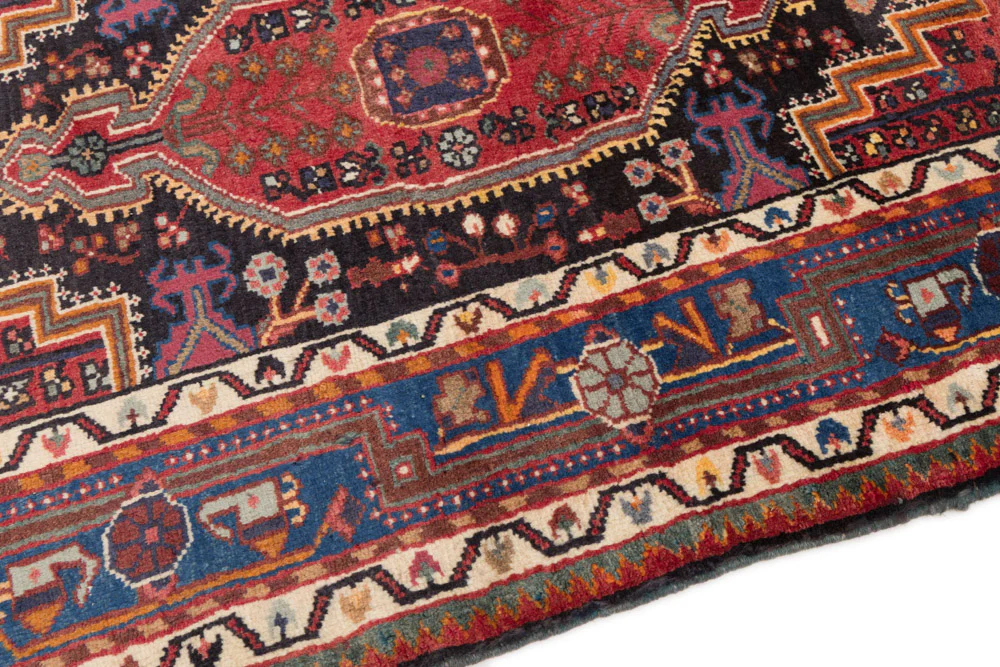 Perserteppich - Nomadic - 145 x 90 cm - dunkelrot - Image 5