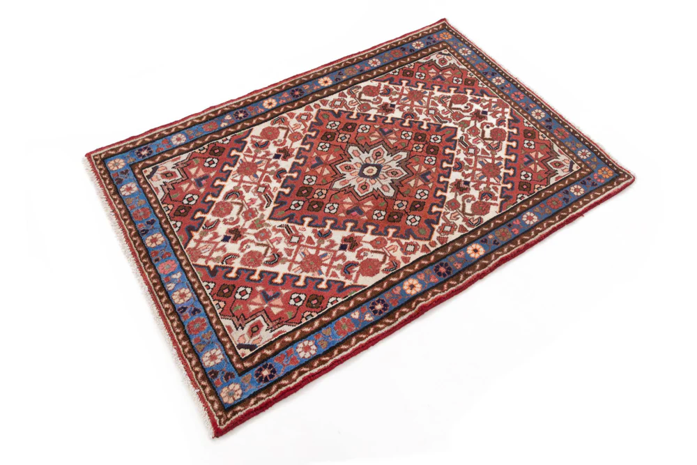Perserteppich - Nomadic - 150 x 100 cm - dunkelrot - Image 2