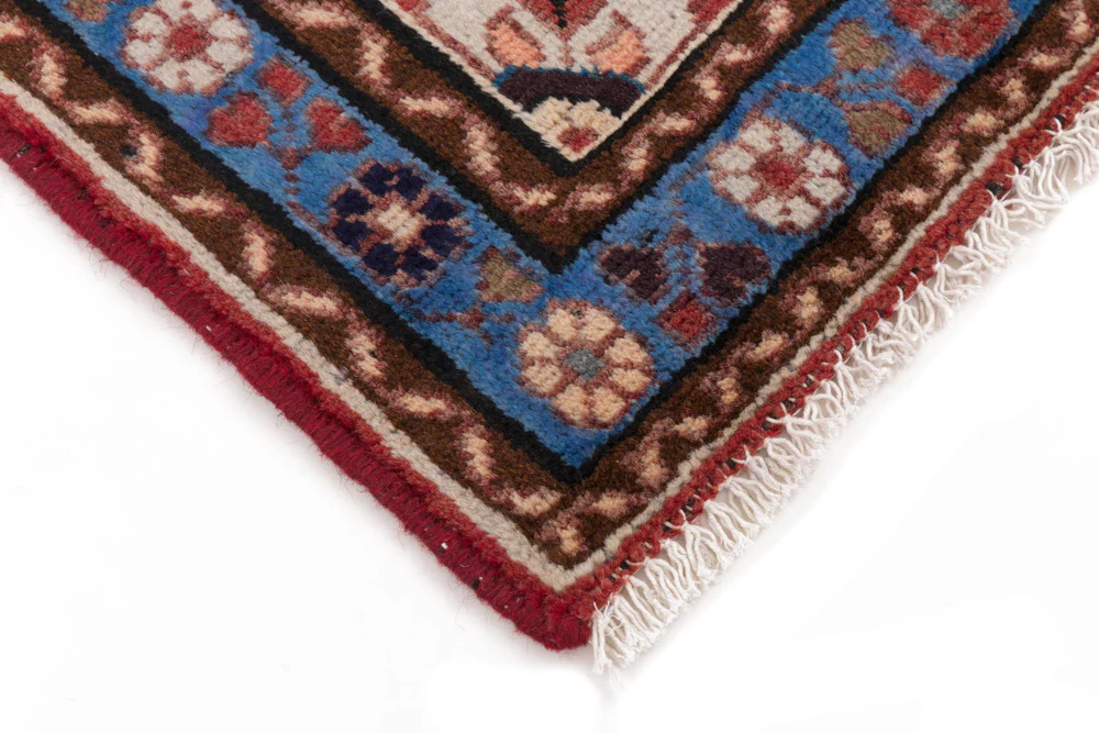 Perserteppich - Nomadic - 150 x 100 cm - dunkelrot - Image 6