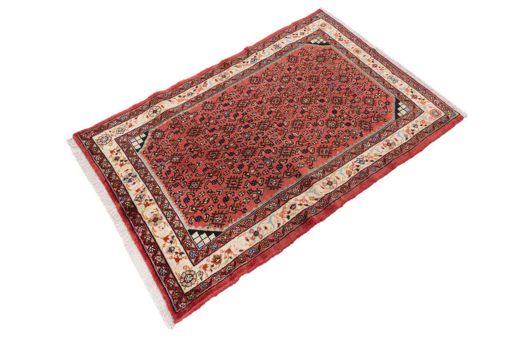 Perserteppich - Nomadic - 150 x 105 cm - dunkelrot - Image 2