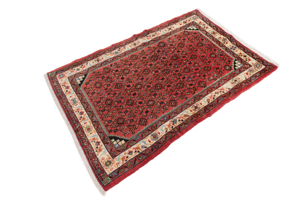 Perserteppich - Nomadic - 150 x 105 cm - dunkelrot - Image 3