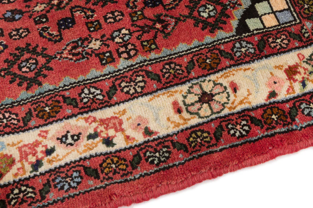 Perserteppich - Nomadic - 150 x 105 cm - dunkelrot - Image 5
