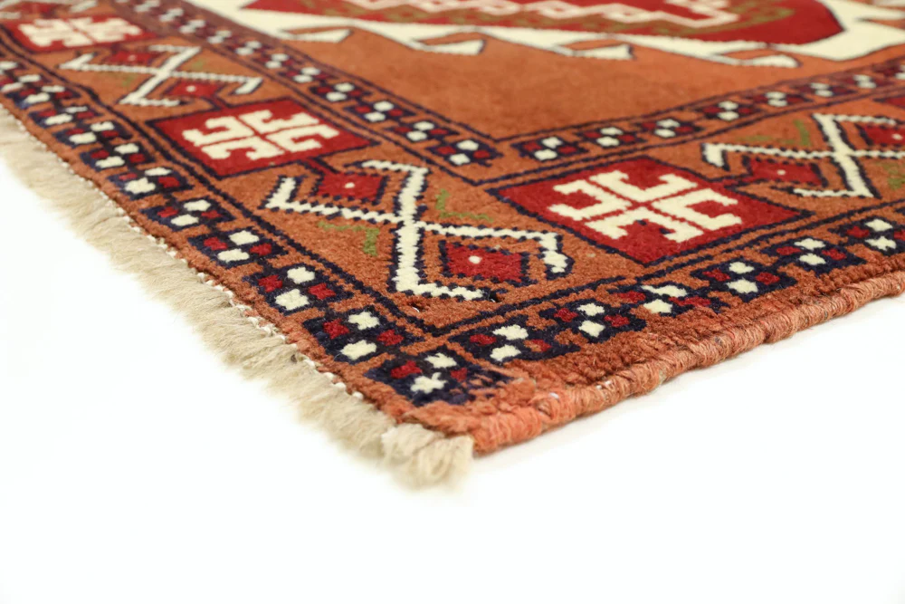 Perserteppich - Nomadic - 150 x 105 cm - terrakotta - Image 6