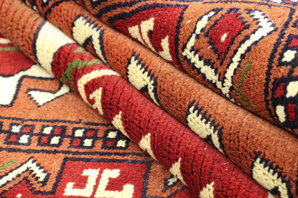 Perserteppich - Nomadic - 150 x 105 cm - terrakotta - Image 9