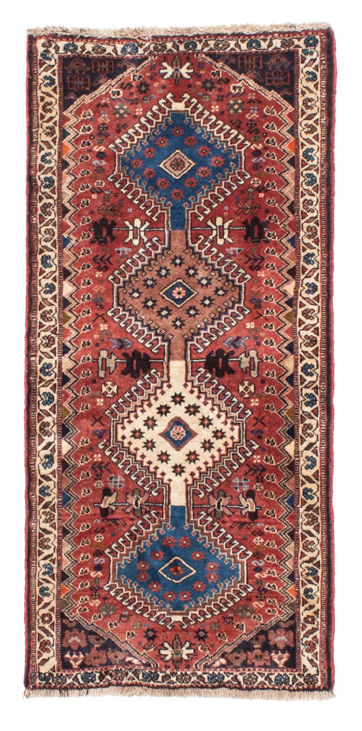 Perserteppich - Nomadic 153 x 70 cm - hellrot
