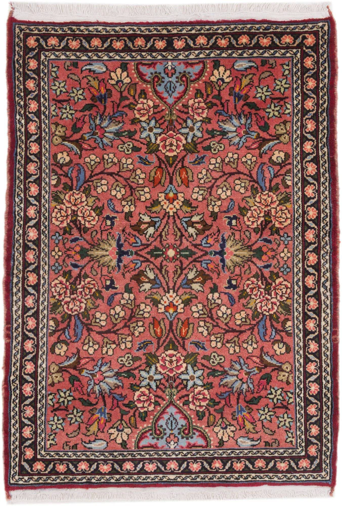Perserteppich - Nomadic - 155 x 110 cm - dunkelrot
