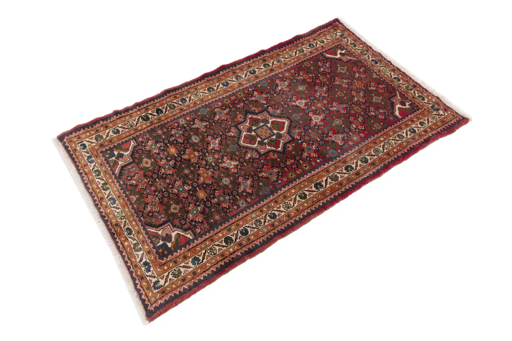 Perserteppich - Nomadic - 157 x 95 cm - dunkelrot - Image 3