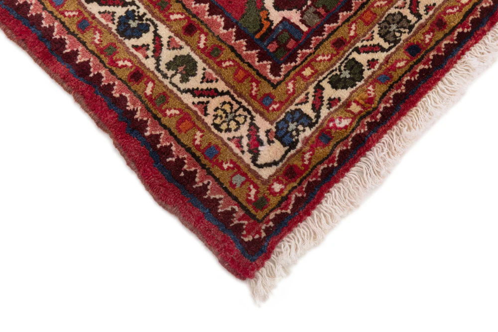 Perserteppich - Nomadic - 157 x 95 cm - dunkelrot - Image 6
