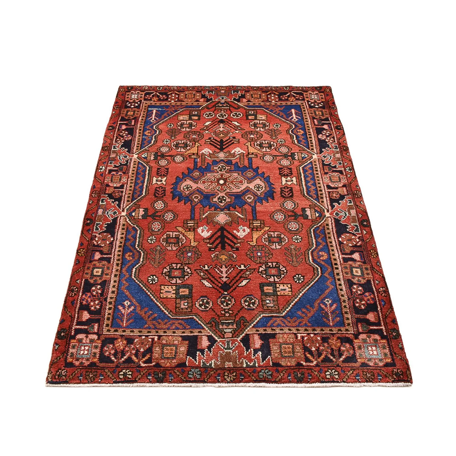 Perserteppich - Nomadic - 168 x 108 cm - hellrot - Image 5