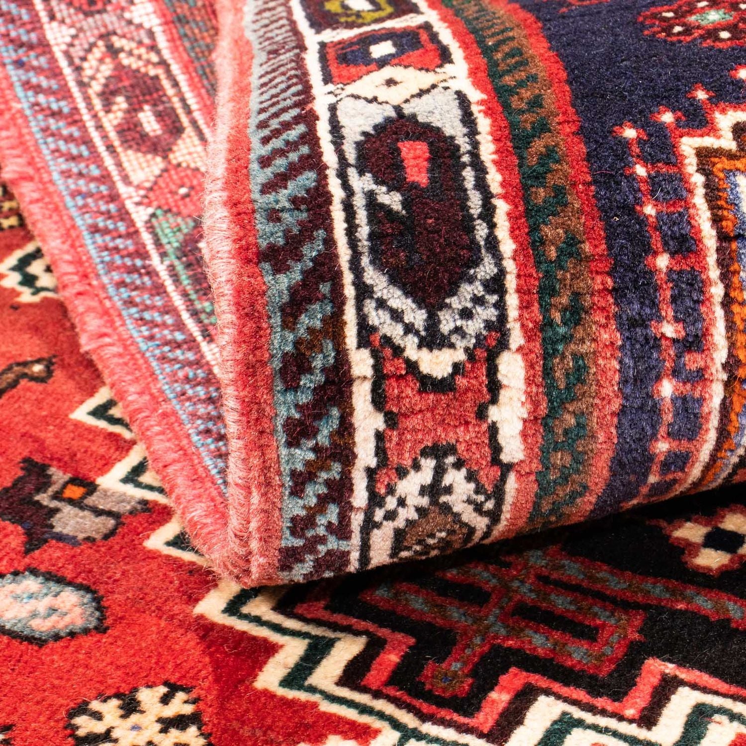 Perserteppich - Nomadic 170 x 116 cm - dunkelrot - Image 4