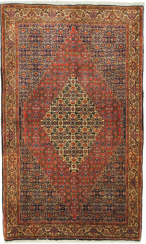 Perserteppich - Nomadic - 182 x 110 cm - rost