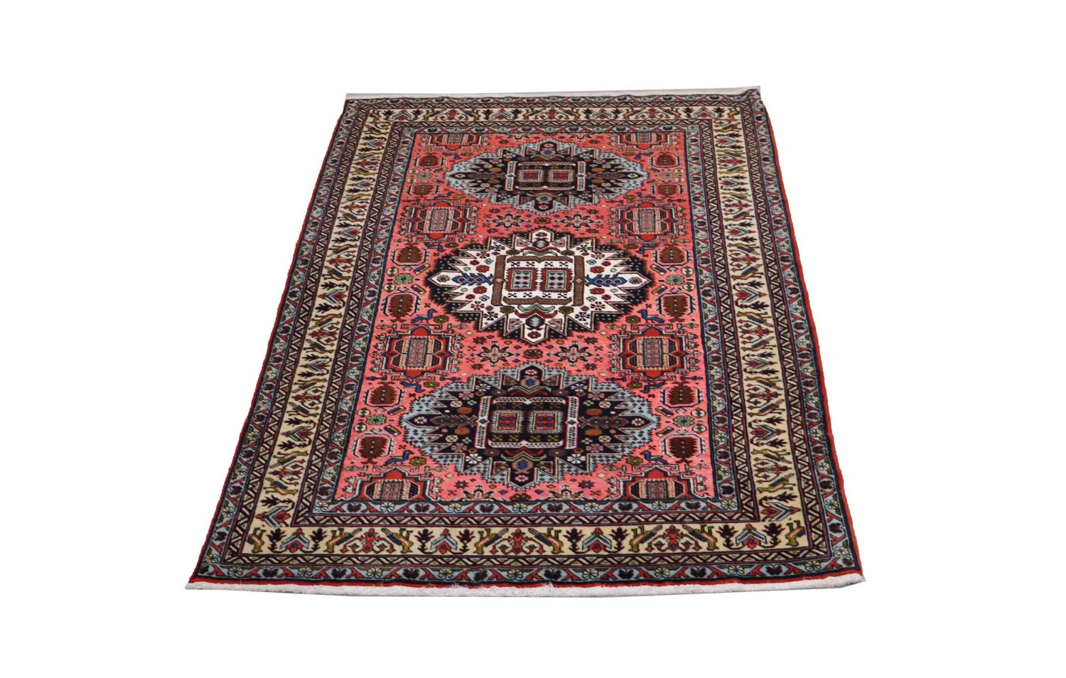 Perserteppich - Nomadic 182 x 139 cm - lachs