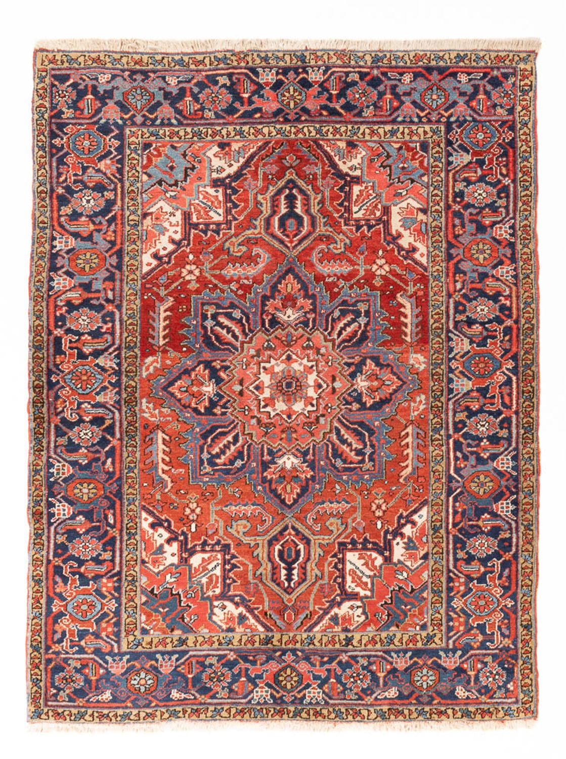 Perserteppich - Nomadic - 185 x 140 cm - rot