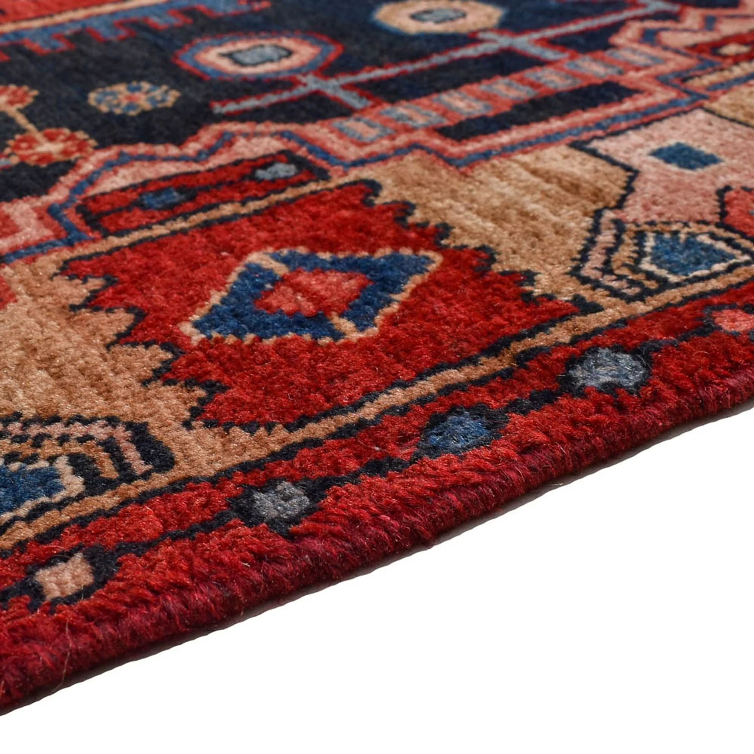 Perserteppich - Nomadic - 191 x 118 cm - dunkelblau - Image 3