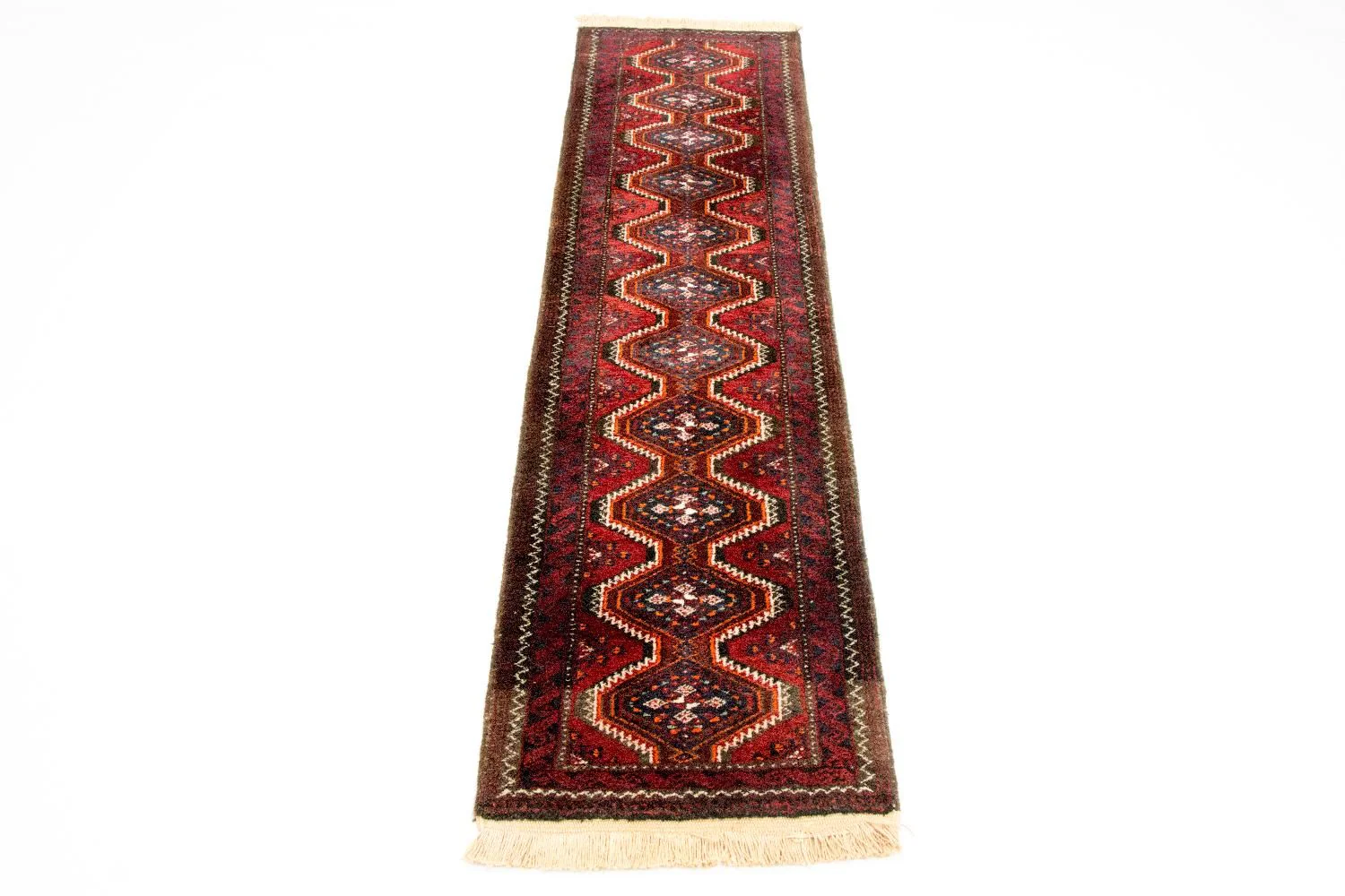Perserteppich - Nomadic 197 x 52 cm - rot - Image 3