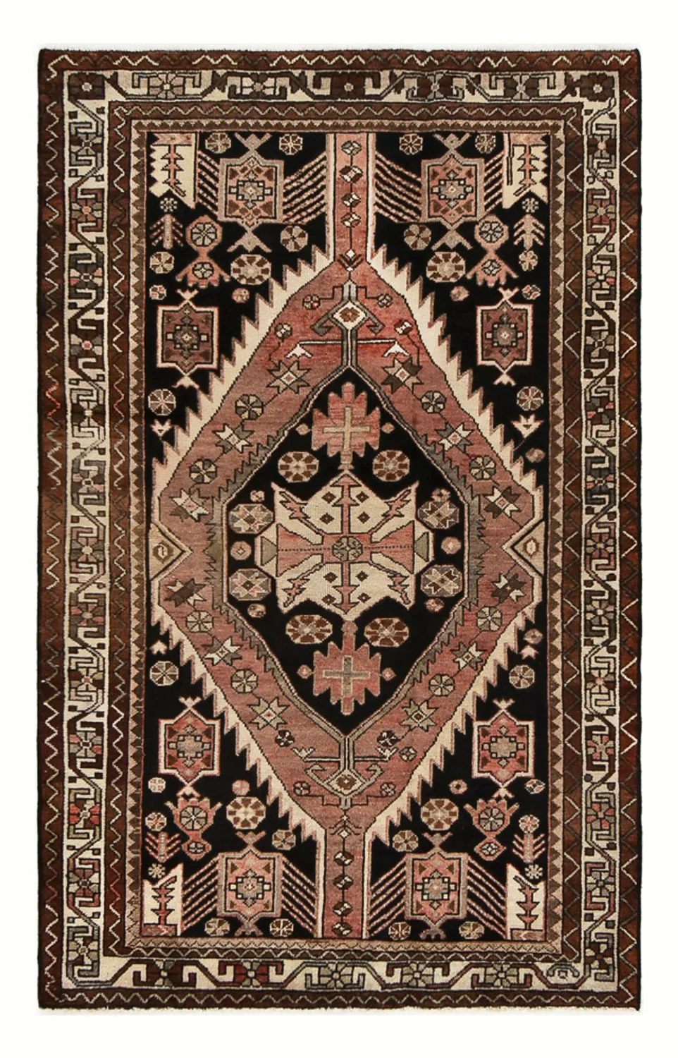 Perserteppich - Nomadic - 198 x 125 cm - mehrfarbig