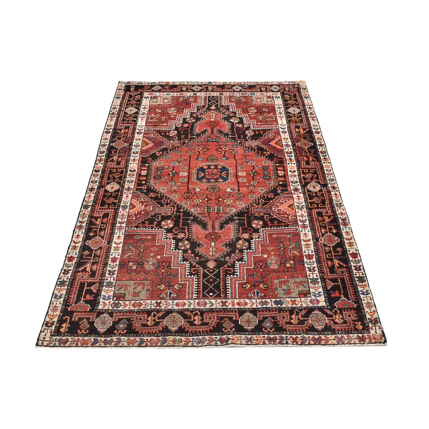 Perserteppich - Nomadic - 198 x 129 cm - hellrot - Image 5
