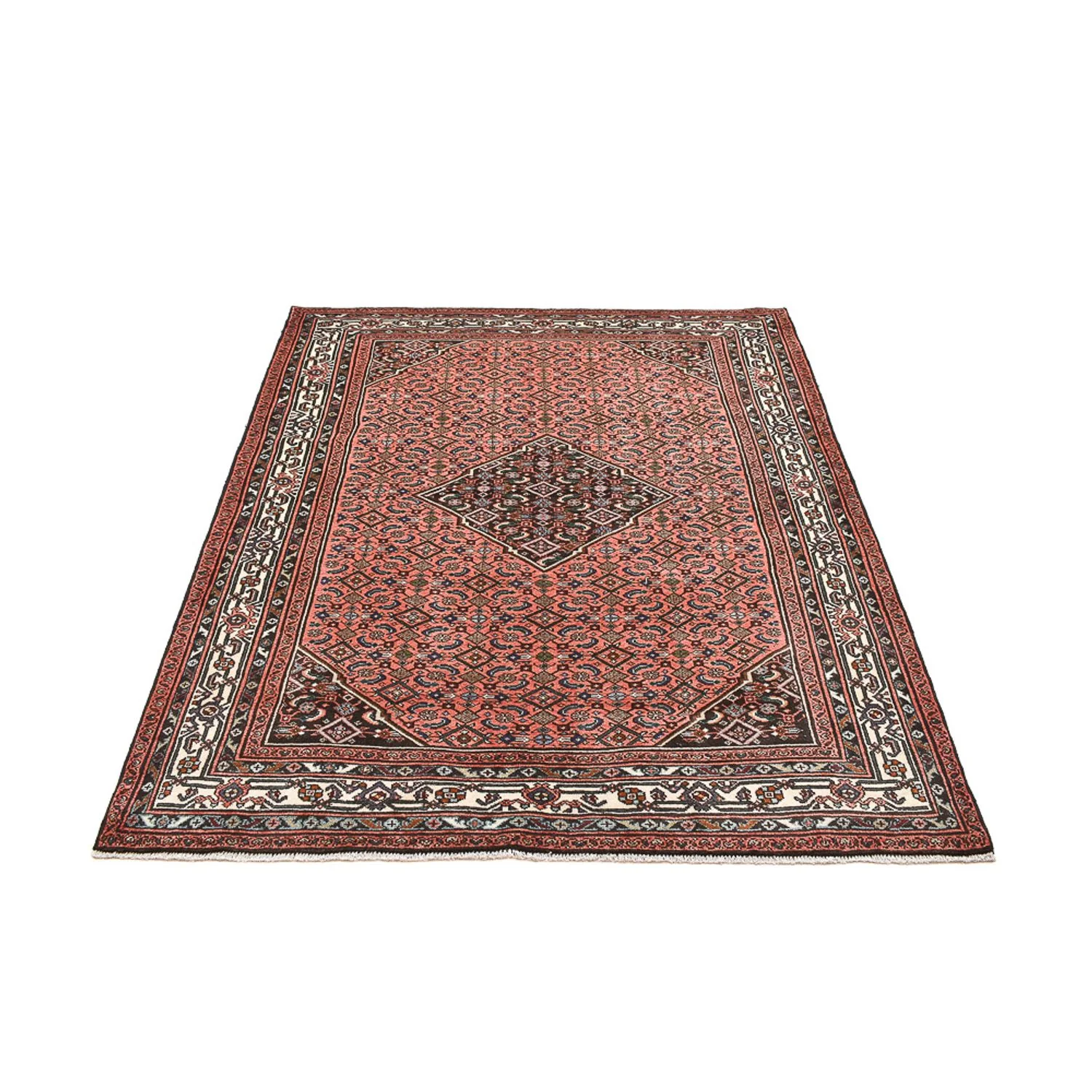Perserteppich - Nomadic - 198 x 155 cm - hellrot - Image 5