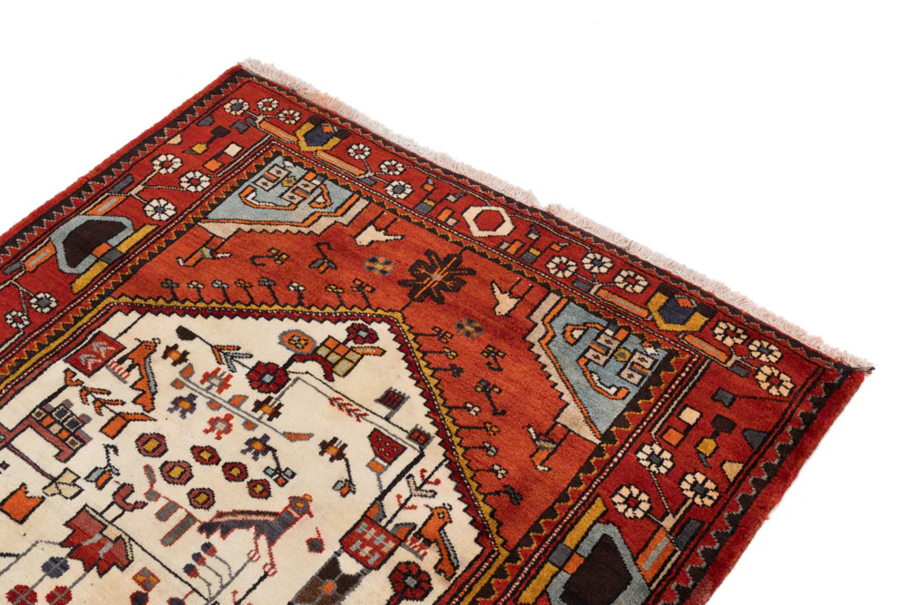 Perserteppich - Nomadic - 200 x 122 cm - beige - Image 4