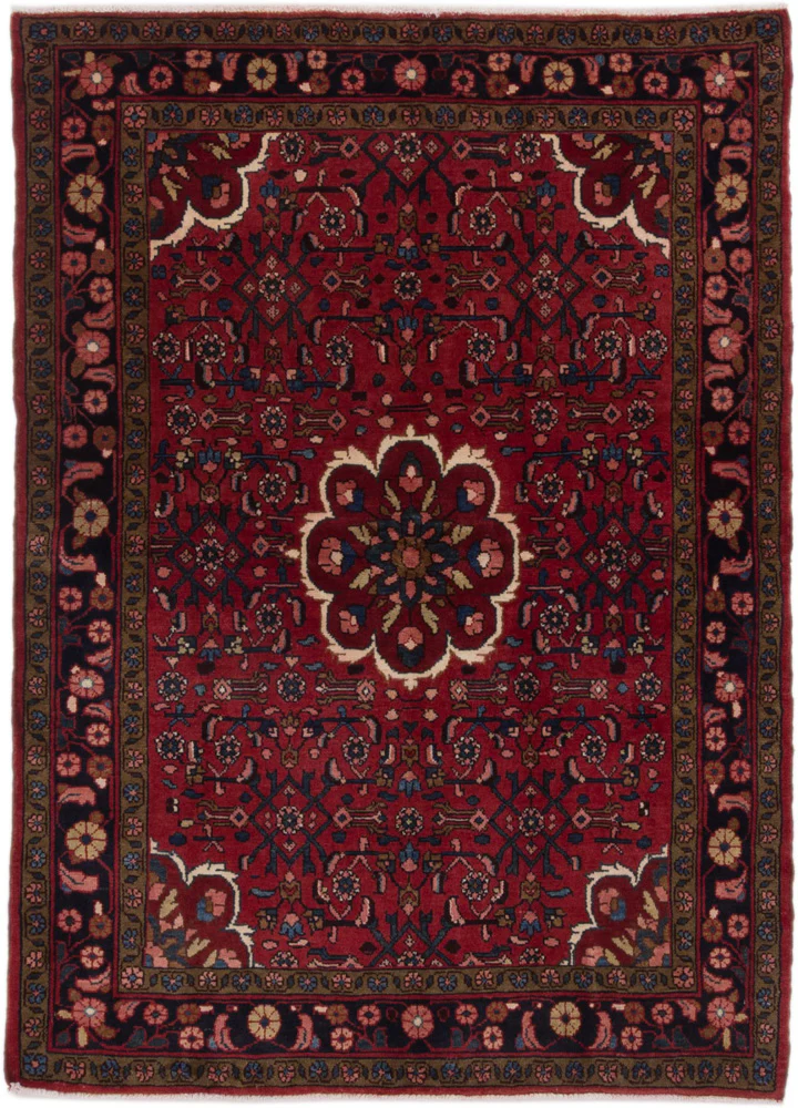 Perserteppich - Nomadic - 200 x 150 cm - dunkelrot