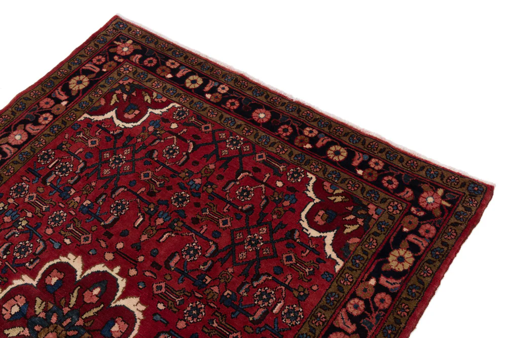 Perserteppich - Nomadic - 200 x 150 cm - dunkelrot - Image 4