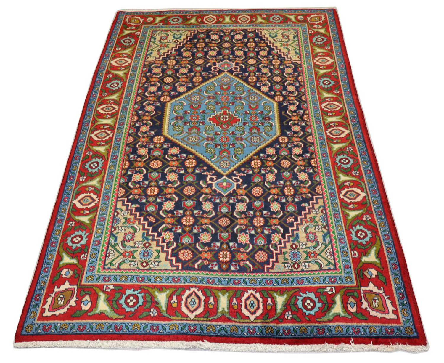 Perserteppich - Nomadic 203 x 137 cm - dunkelblau - Image 3