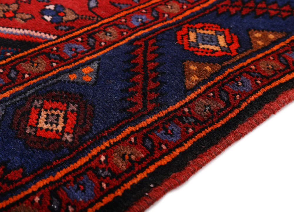 Perserteppich - Nomadic - 205 x 140 cm - dunkelrot - Image 6