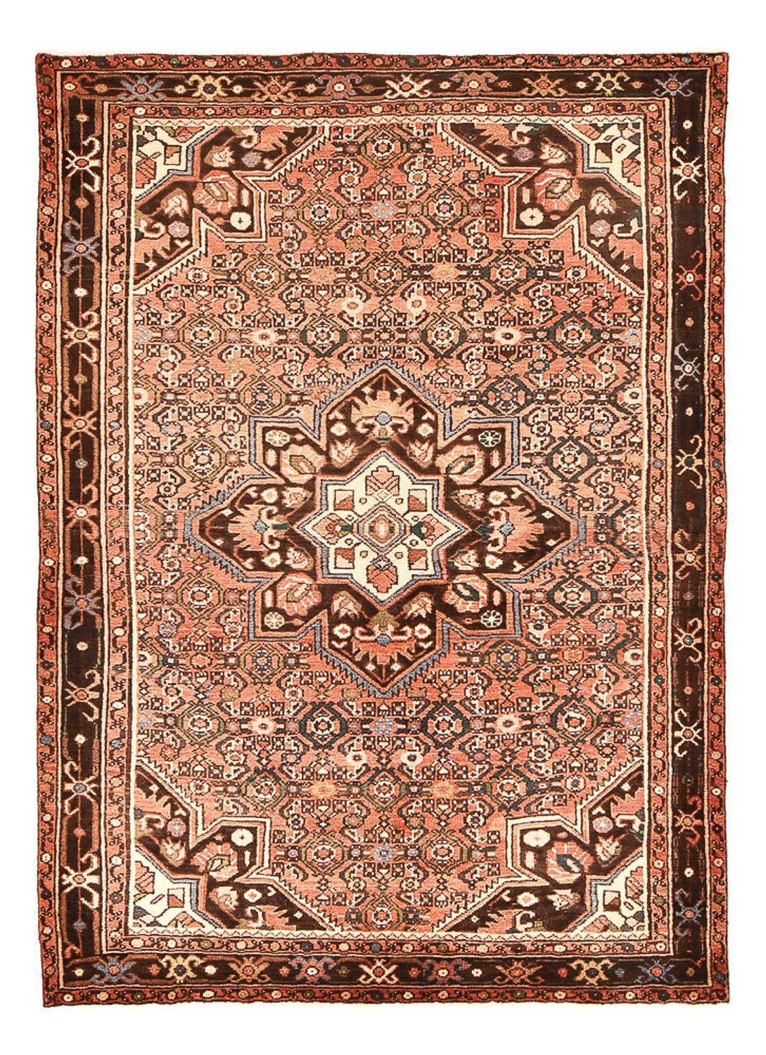 Perserteppich - Nomadic - 220 x 156 cm - hellrot