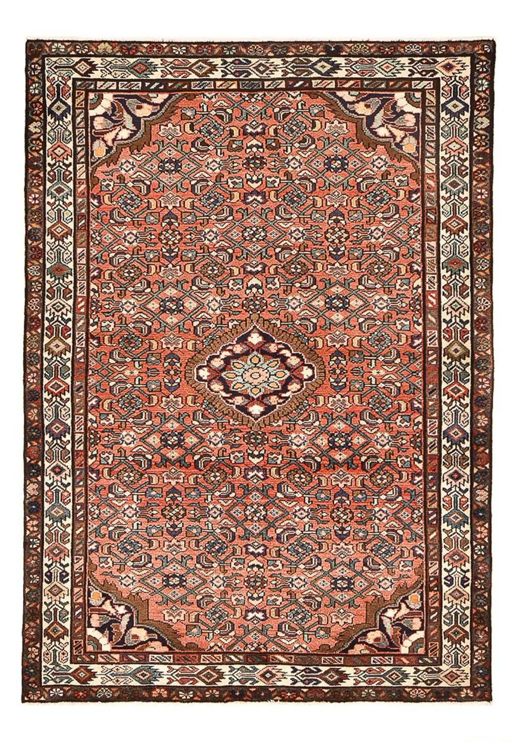 Perserteppich - Nomadic - 222 x 148 cm - hellrot