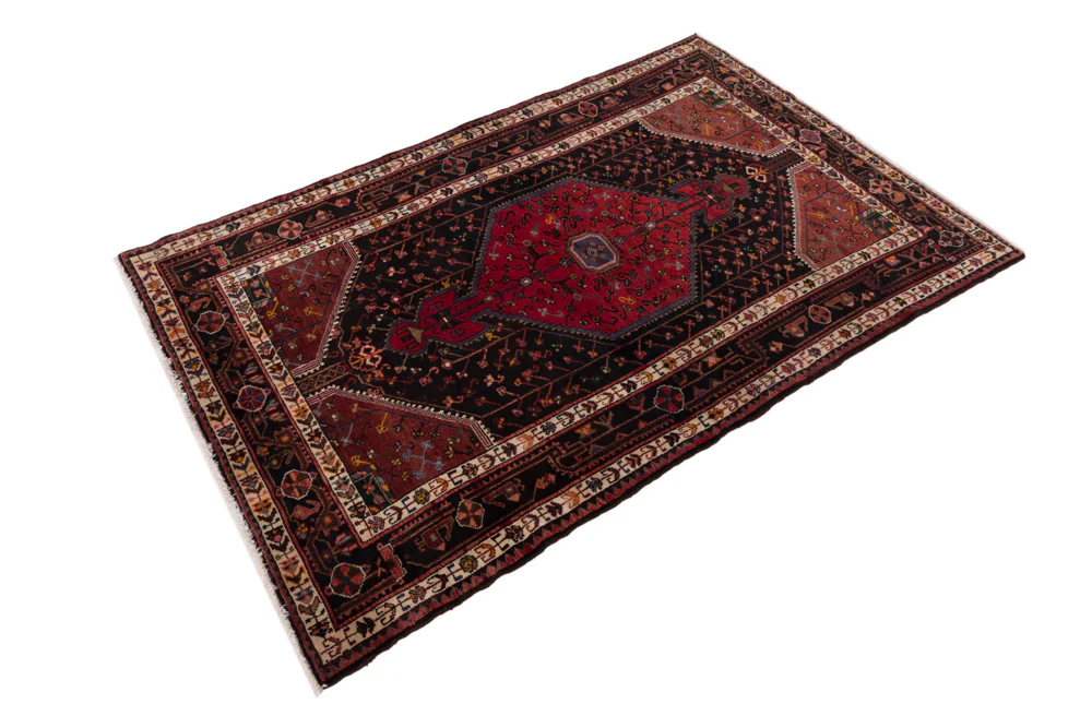 Perserteppich - Nomadic - 225 x 145 cm - dunkelrot - Image 2