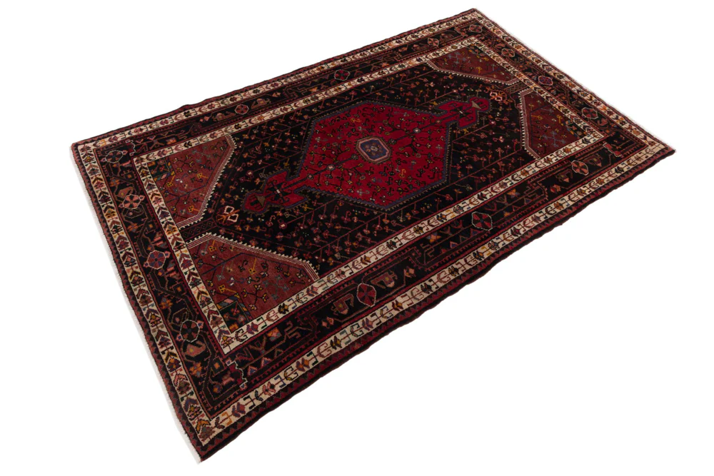 Perserteppich - Nomadic - 225 x 145 cm - dunkelrot - Image 3