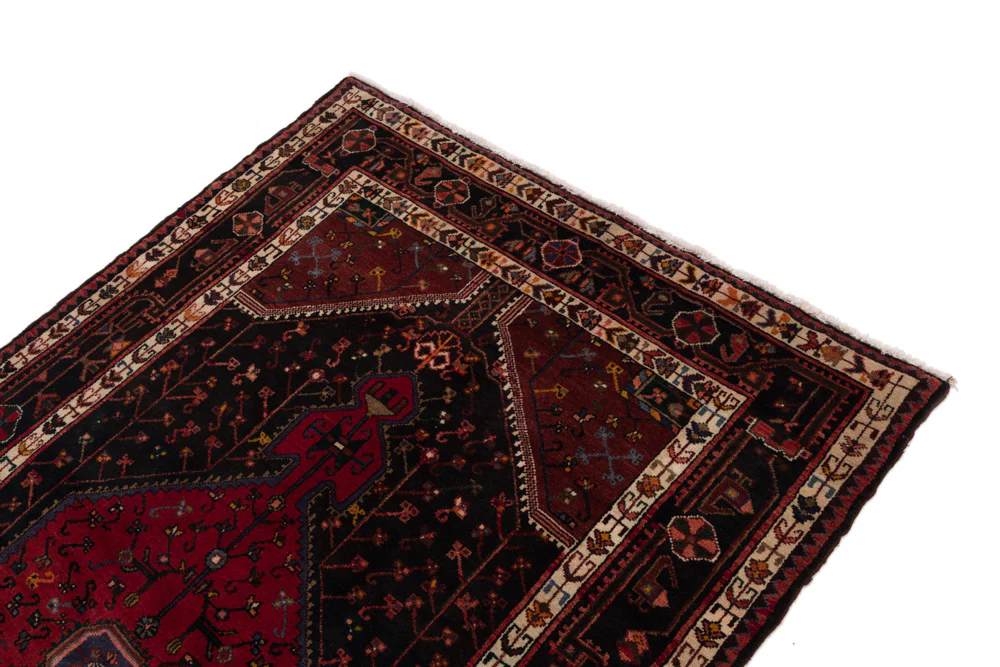 Perserteppich - Nomadic - 225 x 145 cm - dunkelrot - Image 4