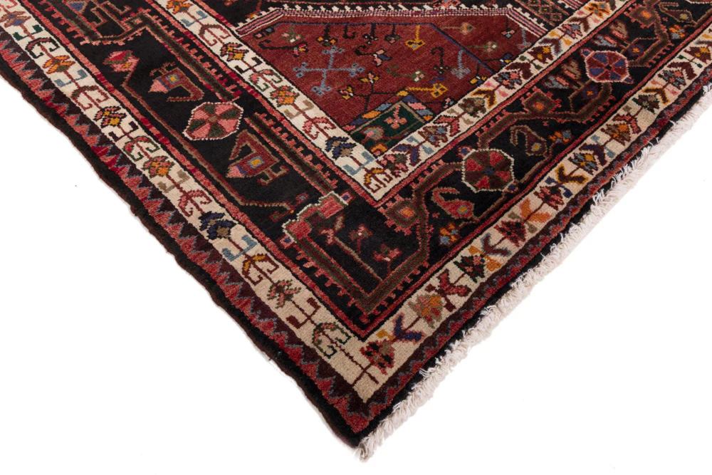 Perserteppich - Nomadic - 225 x 145 cm - dunkelrot - Image 5