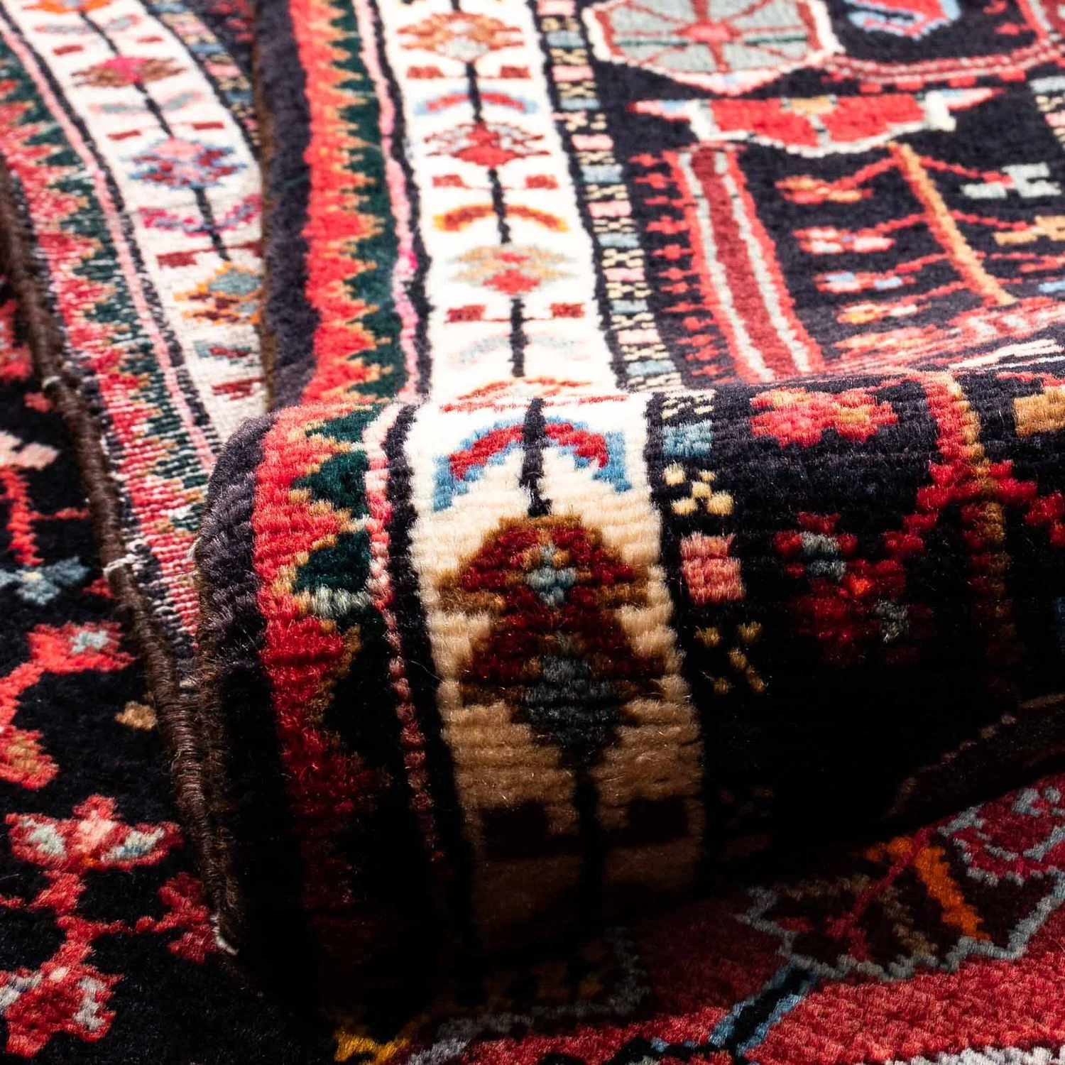 Perserteppich - Nomadic 246 x 136 cm - dunkelblau - Image 4