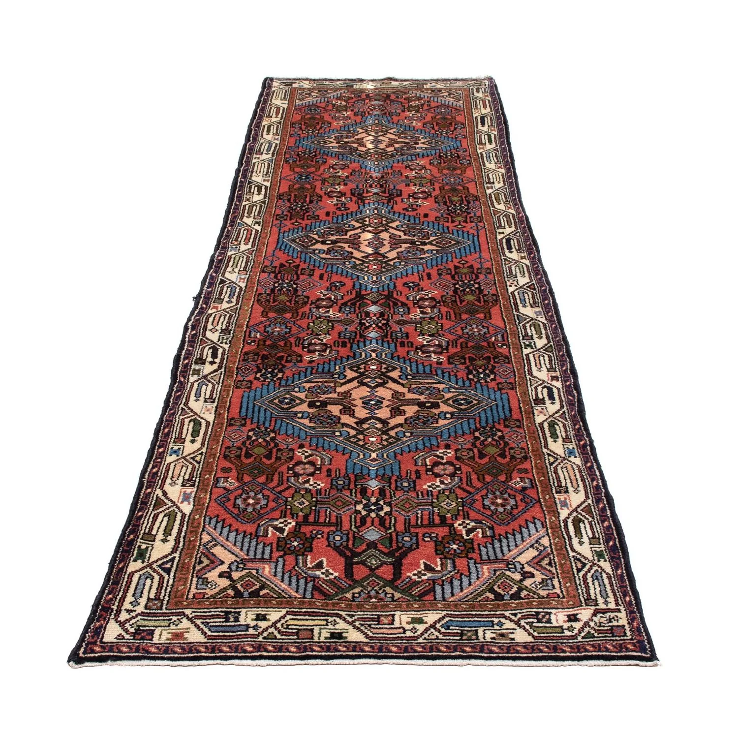 Perserteppich - Nomadic 280 x 80 cm - hellrot - Image 5