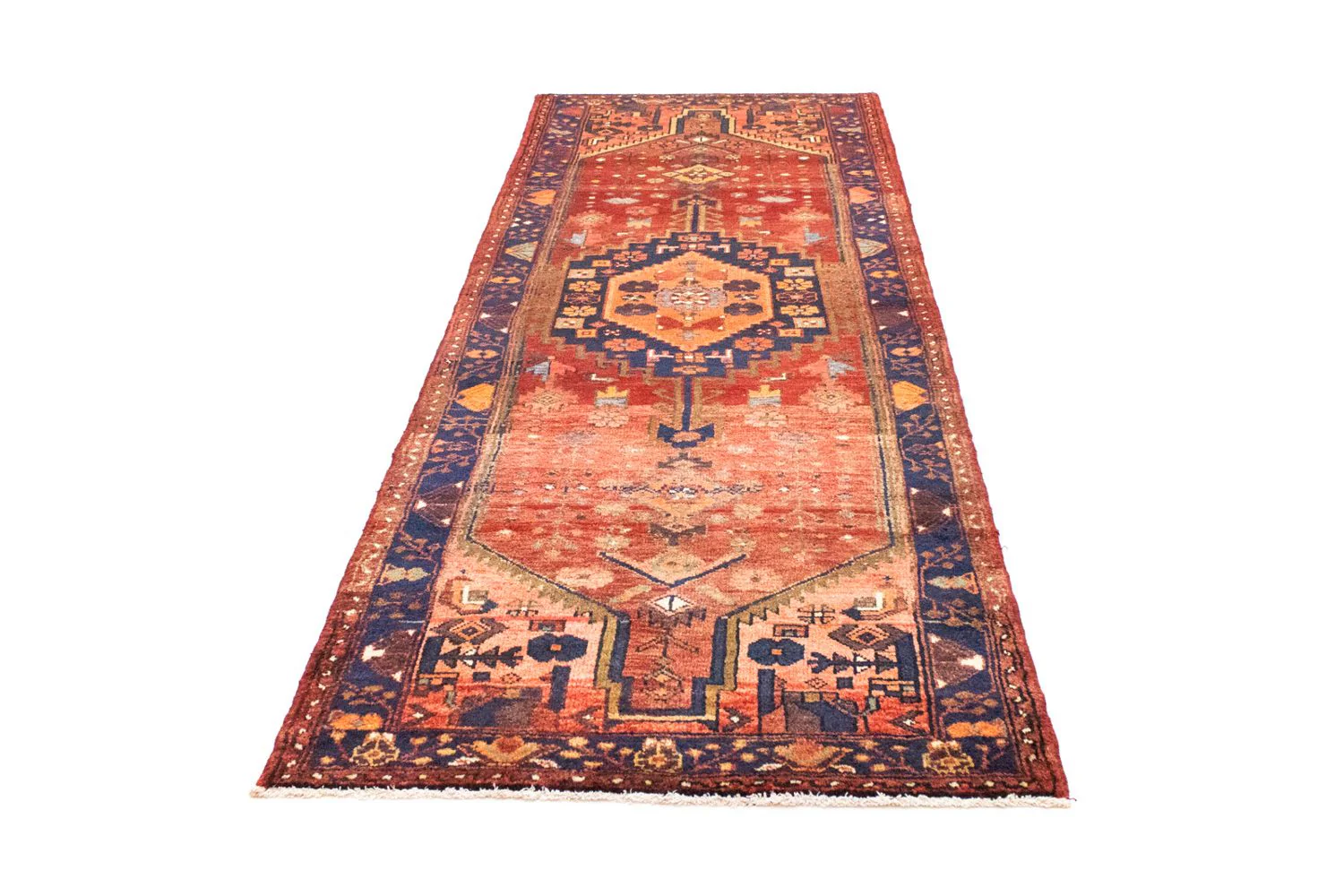 Perserteppich - Nomadic 290 x 103 cm - orange - Image 5