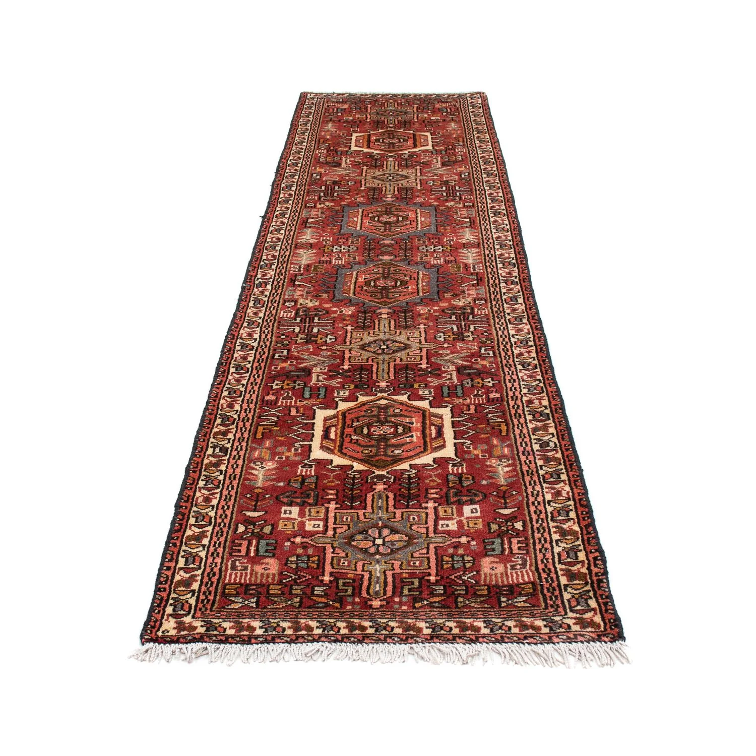Perserteppich - Nomadic 292 x 70 cm - hellrot - Image 5
