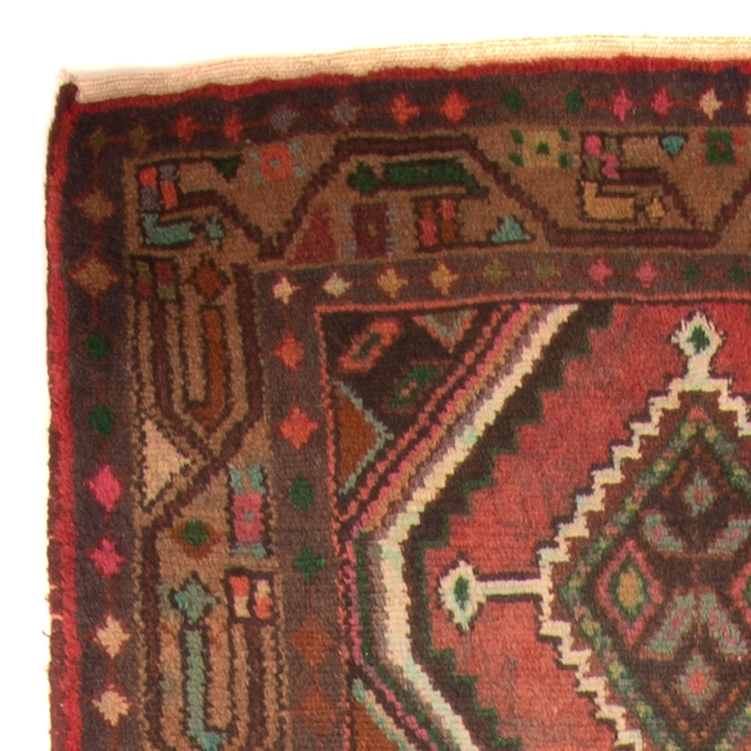 Perserteppich - Nomadic 293 x 83 cm - hellrot - Image 3