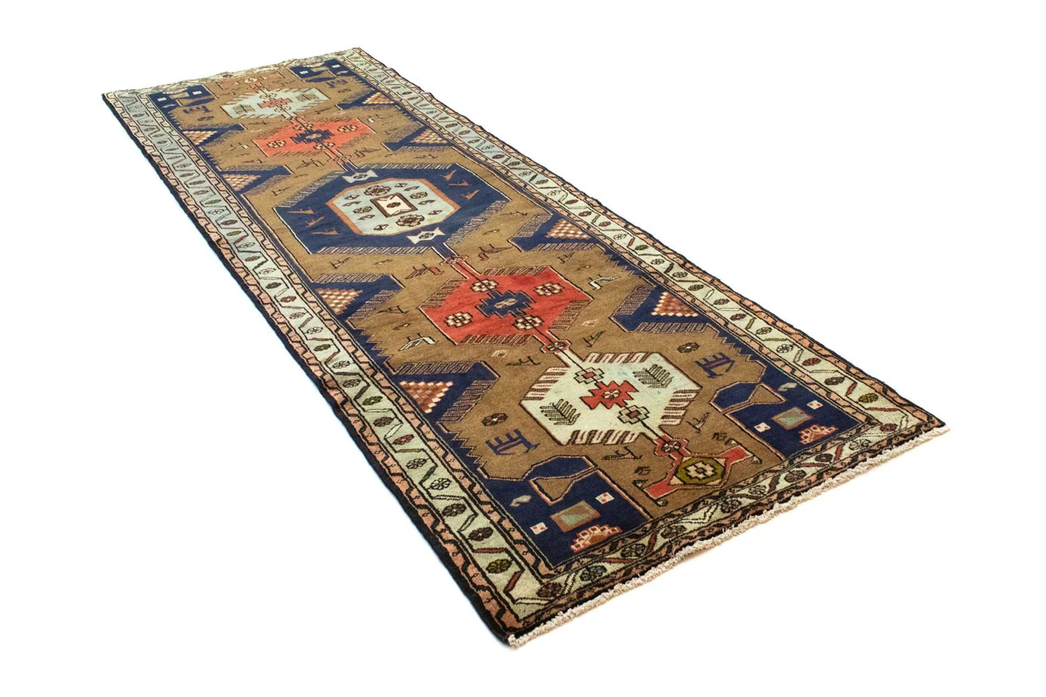 Perserteppich - Nomadic 295 x 102 cm - blau - Image 5