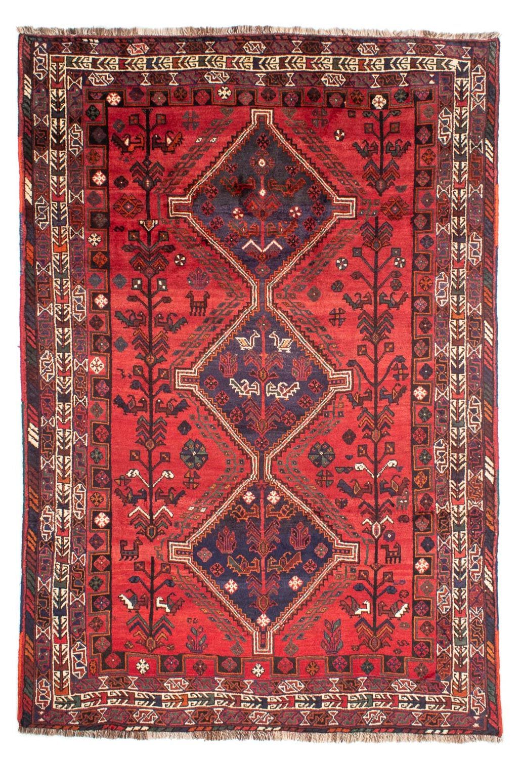 Perserteppich - Nomadic 295 x 200 cm - rot