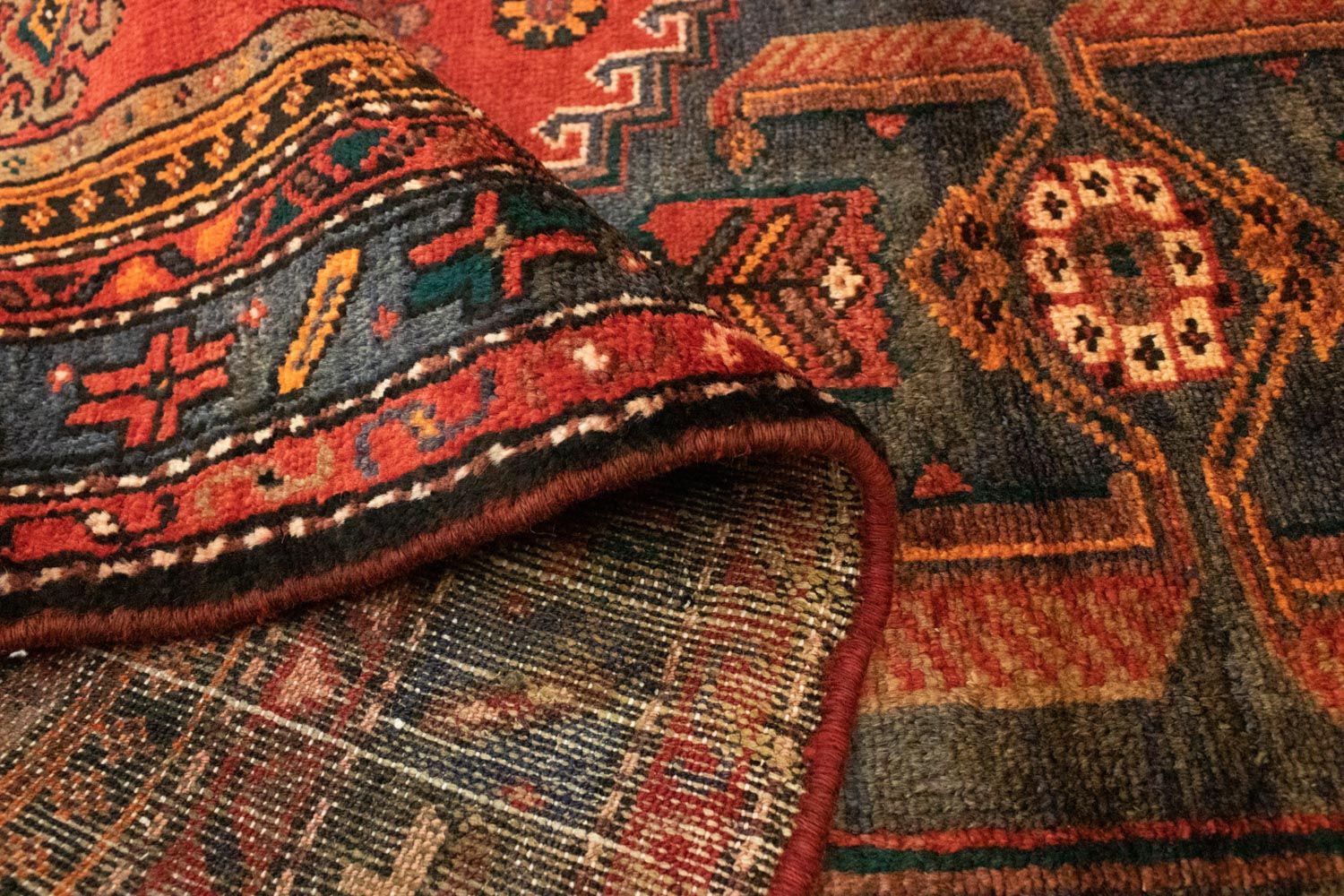 Perserteppich - Nomadic 307 x 103 cm - grün - Image 4